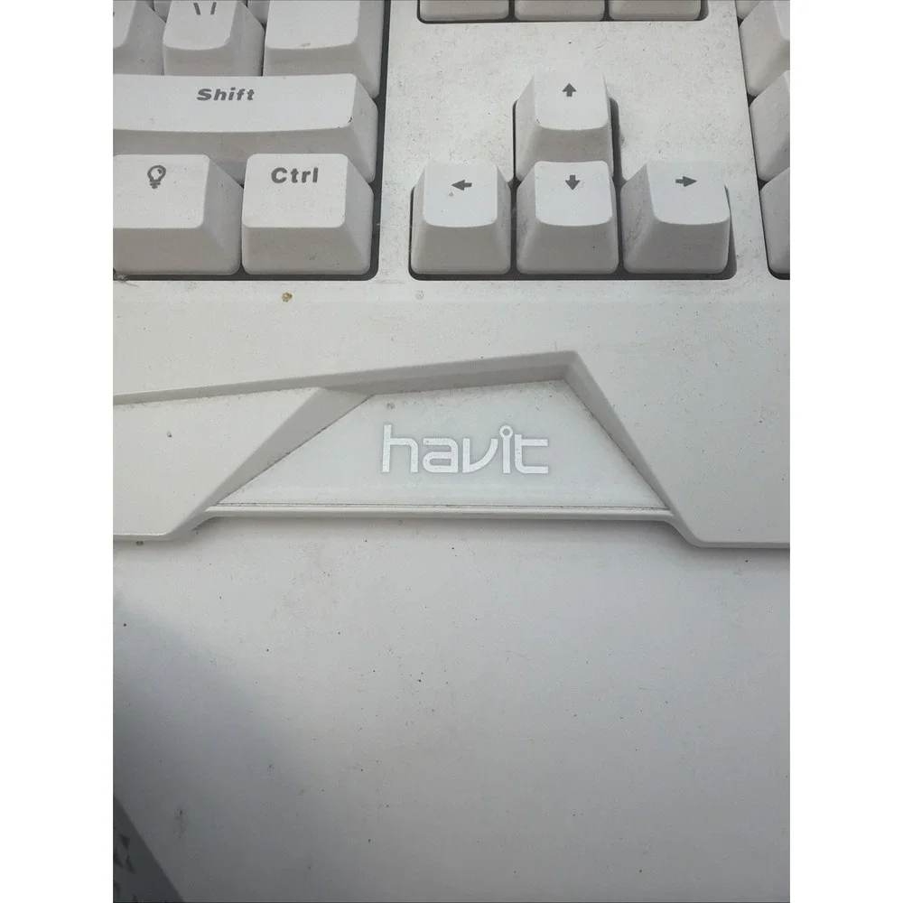 Havit Magic Eagle gaming keyboard, specifically from the white backlit